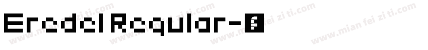 Eredel Regular字体转换